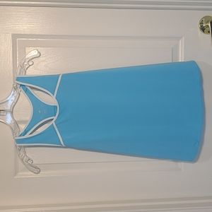 Adidas Club Tank Blue/white Small